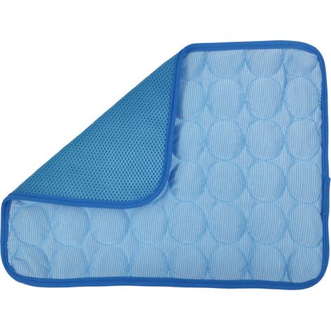 1 Tapis rafraîchissant, surface en soie glacée, rembourrage doux, fond maille respirante, pour chien et chat intérieur extérieur (1/5)