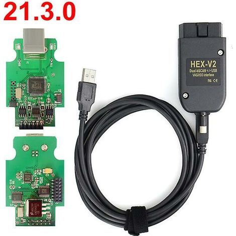 Top VAGCOM 21.3.0 VAG COM 20.4 La interfaz HEX V2 más nueva compatible con Skoda Seat VAG 20.12 Inglés Polaco Alemán Francés Español - Italiano -dontodent