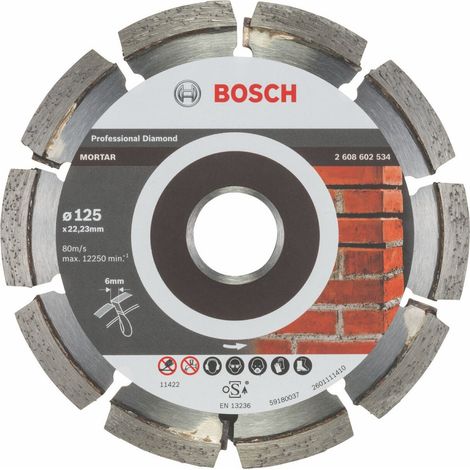 Disco diamantato Bosch PRO Mortar, 125 x 22,23 mm (1/3)