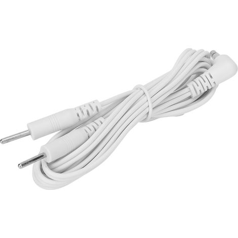 10 câbles de connexion pour électrodes à broches de 3,5 mm CC pour appareil TENS de physiothérapie 2 en 1 (1/5)