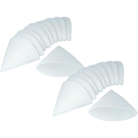 vhbw 20x Kegelfilter kompatibel mit Zehnder STB 125 Lüftungsanlage Abluftfilter G4, DN 125 Weiß (1/5)