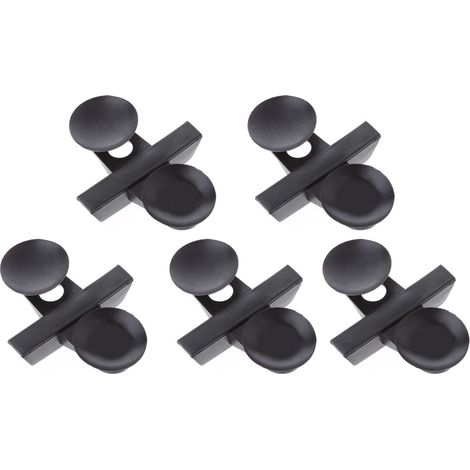 Ensemble de ventouses pour aquarium, 5 unités, plastique durable, fixation sécurisée des composants.-AquaForge