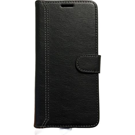 Custodia a libro per SAMSUNG GALAXY A53 5G in similpelle, nera, elegante (1/5)
