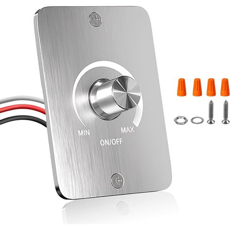 Variateur D'intensité Led PWM DC 12V, 5A Dimmer Contrôleur Réglable Dimmable Facile à installer pour Camping-Car Remorque Maison Silencieux et Sans Scintillement (1/5)