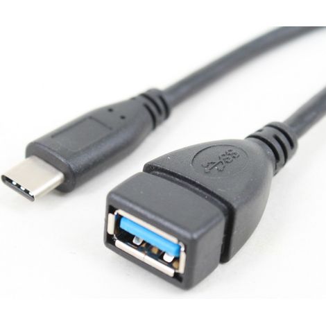 OTG Type-C to USB 3.0 female data cable for mobile phones, adapter cable for external USB flash drive USB 3.1, 3.0 female port. (1/5)