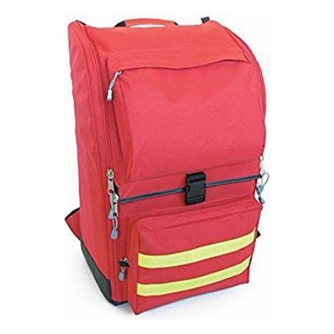 GIMA Zaino Ambulanza, in Poliestere, per Soccorritori, Medici, Paramedici, Professionisti della Protezione Civile, Rosso, Dimensioni 40x30x57 cm (1/4)