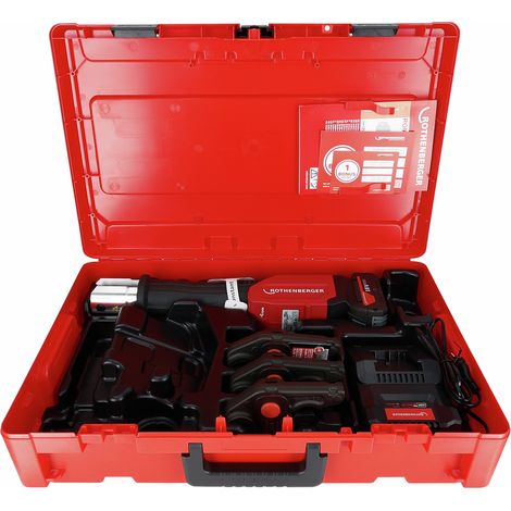 Akkupressm. ROMAX Compact III Basic SET1 AMP 19kN 15-35mm,1X2Ah,EU,o.Pressbacken