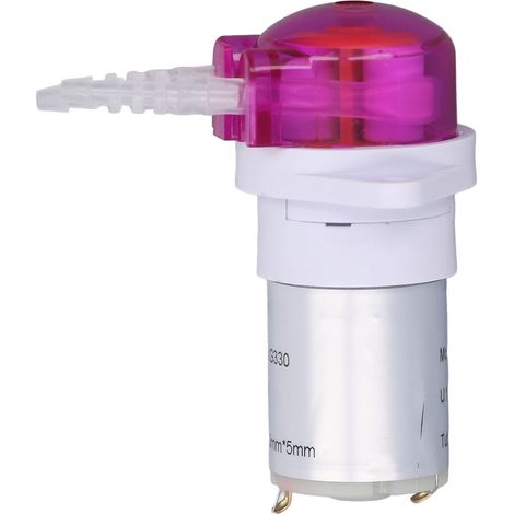 Mini pompe péristaltique CC, petite pompe doseuse électrique auto-amorçante à microcirculation, 5 000 tr/min, 12 V, 58 ml/min, 250 A (1/5)