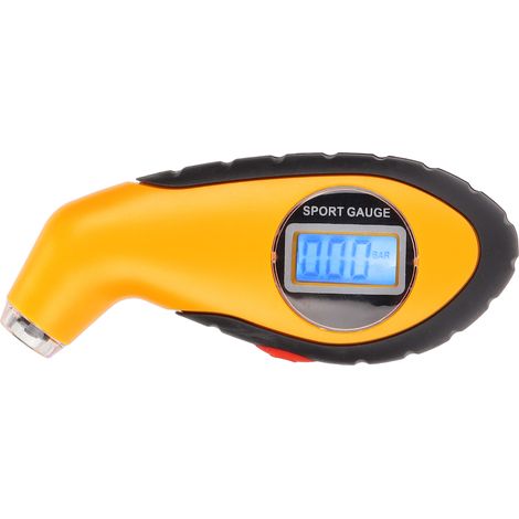 Hochpräzises, hintergrundbeleuchtetes, multifunktionales digitales Manometer mit LCD-Display für Messzwecke. (1/5)