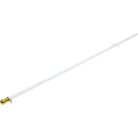 Mât De Drapeau Extérieur Alliage Aluminium avec Rotation pour Jardin Et Cour Support De Drapeau Métallique Facile à Installer (1/5)