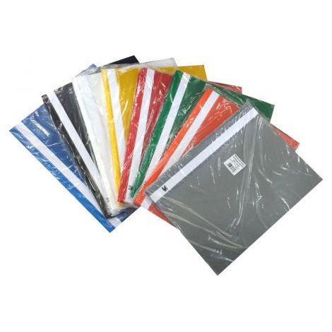 Carpeta de PVC rígido tamaño A4, 10 unidades, color rojo (1/3)