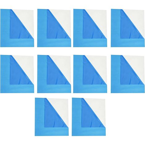 Self-adhesive flexible square mirror sheets, 10 pieces (1/5)