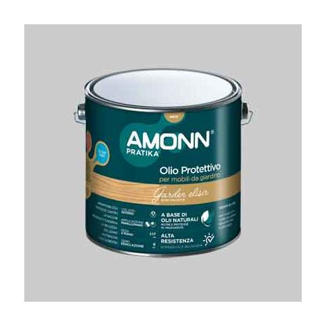 OLIO PROTETTIVO PER LEGNO 'GARDEN ELISIR' AMONN 0,75 lt - Satinato - AMONN
