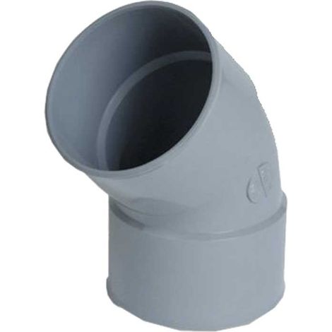 "CURVA 45° IN PVC """"ME"""" AD INCOLLAGGIO FEMMINA/FEMMINA Ø100 mm"