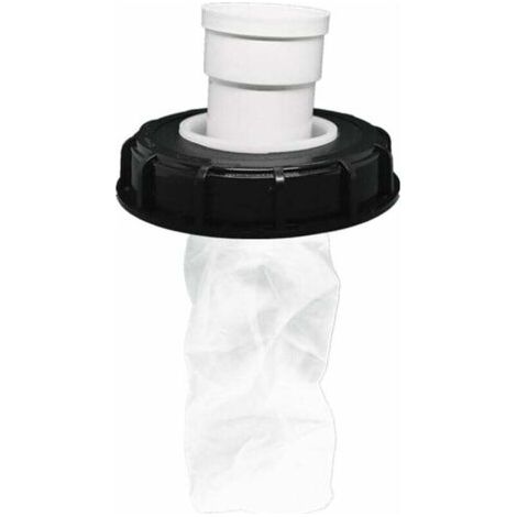 Filtro per coperchio IBC - Filtro per acqua piovana - Nylon lavabile - Con coperchio - 165 mm - 245 mm - Filtro per acqua - Accessorio per serbatoio di acqua piovana (165 mm, verticale)