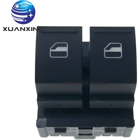 Interrupteur de lève-vitre 1SB9595857 à 8 broches, compatible avec les vitres de voitures Skoda, lève-vitre électrique durable et silencieux. (1/5)
