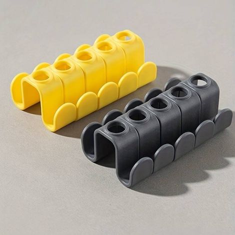20 Mini-Kleiderhaken aus Kunststoff, robuste Kleiderhaken, platzsparend für die Kleiderorganisation im Kleiderschrank