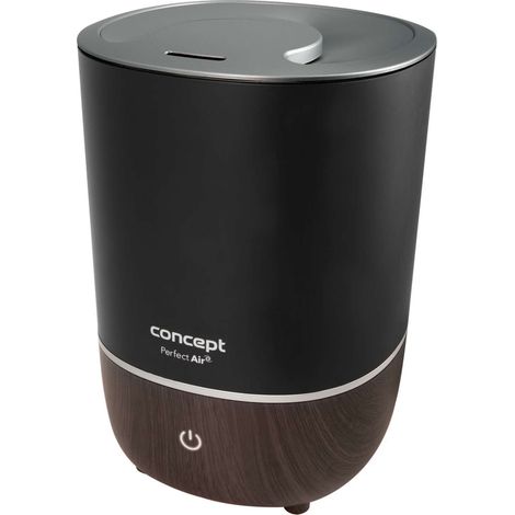 Concept - Luftbefeuchter, mit Aromadiffusor, schwarz/Holzdekor zv1210 (1/5)