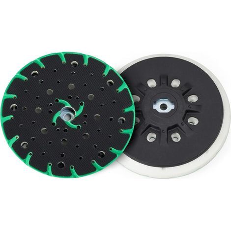 Plateau ponceuse 150 mm avec aspiration de poussière - Filetage de raccordement M8 - remplacement du festool plateau ponceuse, compatible avec le ponceuse excentrique 150mm bosch makita etc. (1/5)