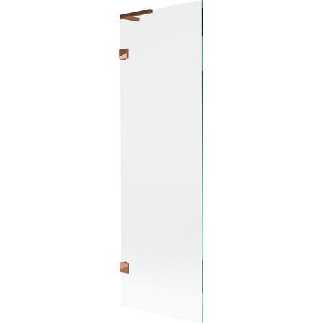 Mexen Lunar L Badewannenfaltwand 1-flügelig 60 x 150 cm, transparent, Roségold - 897L-060-000-60-00 (1/5)