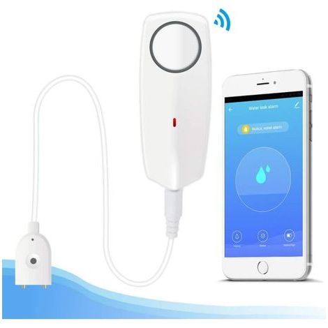 Alarme capteur de niveau d'eau intelligent pour signalisation du niveau d'eau, Wi-Fi, alertes de notifications, alarmes TUYA/Smart Life App