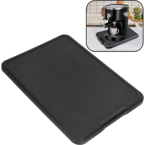 Bandeja recogegotas de plástico ABS para electrodomésticos de cocina, 41 x 30 x 2 cm, capacidad de carga de 22,7 kg, lavable, bandeja portátil para cafetera, batidora, tostadora. (1/5)