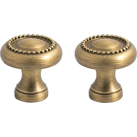 Quincaillerie pour meubles : boutons de meuble en laiton vintage (1/5)