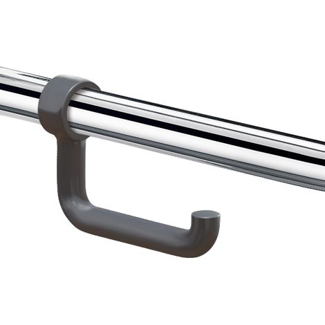 Delabie WC-Papierhalter f. Stützgriff D32-34mm Nylon grau