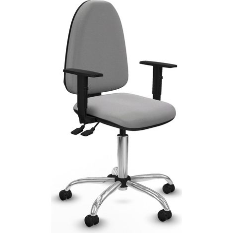 Stuhl piqueras y crespo chaudron ergonomisch hellgrau verstellbar