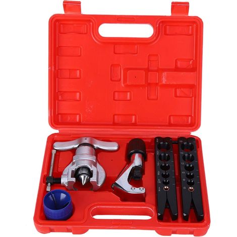 Kit d'évasement de tuyau Kit d'outils d'évasement de boîtier en plastique évasement régulier de cône de révolution excentrique évasement de tuyau pour mécanique (1/5)