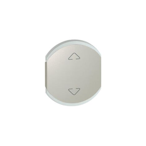 Enjoliveur double Céliane pour volets roulants titane (068559) (1/2)