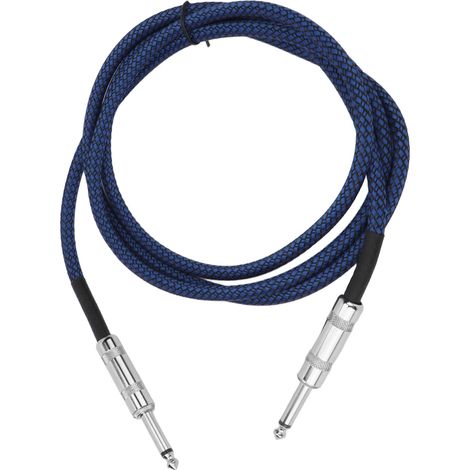 Câble Blindé 6.35mm pour Guitare et Basse, Réduction de Bruit, Longueur 3m, Connecteur 1/4 de Pouce (1/5)