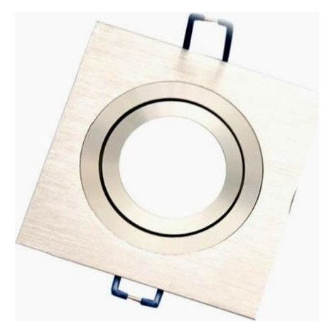 Anneau encastré carré en aluminium pour ampoule LED GSC 0701953