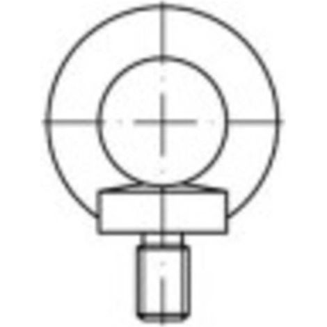 Vis à œillet TOOLCRAFT 1061334 1 pc(s) M10 acier inoxydable N/A (1/2)