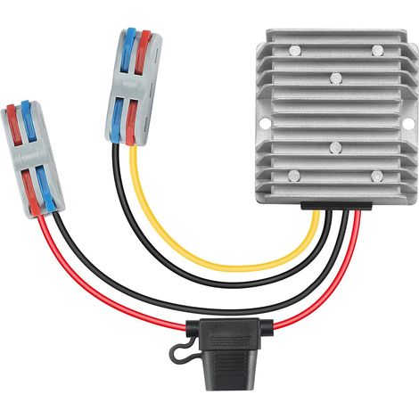 Booster de Tension Convertisseur DC-DC 12V vers 24V 15A 360W Camping Car Haute Puissance Étanche IP67 Anti-Choc avec Protection Intelligente, Pour Voiture Camion Bateau RV (1/5)