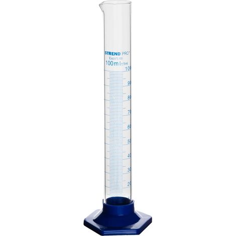 Zylinder Strend Pro, 100 ml, Messzylinder, Glas