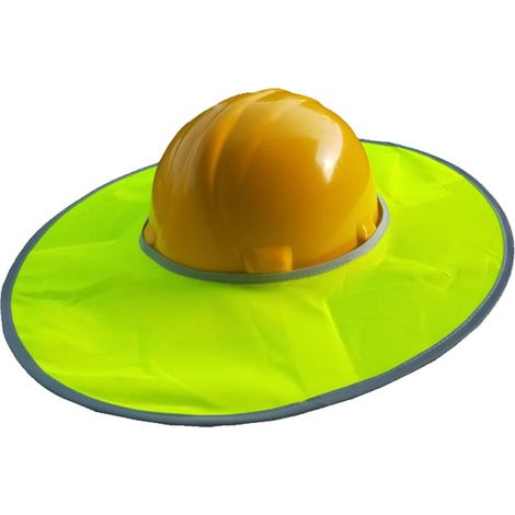 Hard Hat Shield - Polyester Sun Shade Protection for Construction Helmets - Anti-Glare Neck Cover - 41 x 47 cm - 1 Piece (1/5)