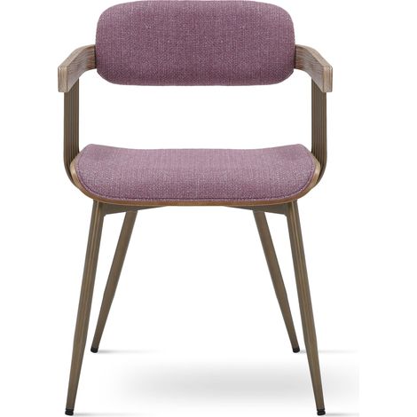 Chaise Rembourrée violet 1 Stück partiellement assemblé POLSTERSTÜHLE 01 (1/4)
