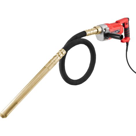 Vibrateur à Béton Électrique, 800 W, Outil Vibrant Portatif pour Béton avec Arbre 1,5 m, 4000 tr/min, Vibration 13000 VPM, Vibreur à Ciment Portable pour Éliminer Bulles d'Air, Mélanger le Béton (1/5)