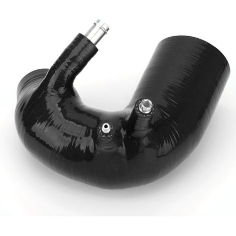 Schwarzes Silikon-Ansaugrohr für Fiat Abarth 500 595 695 1.4 TurboJet 2008-2023, Hochleistungs-Ersatzkit, kompatibel mit T-Jet-Motor. (1/5)