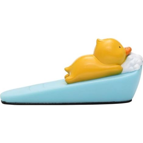 Cale-porte décorative en forme de canard, design fantaisiste, stabilisation de porte, maintien de porte ouvert, accessoire de maison original (1/5)