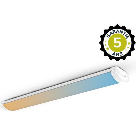 Linéaire LED salle de classe multi-puissance CCT - 1200 mm - Garantie 5 ans Miidex Lighting® (1/5)