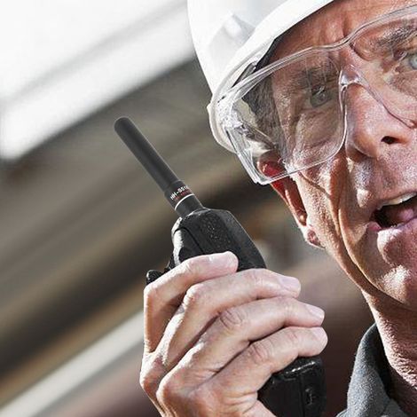 Antenne courte double bande à gain élevé HH S518+ SMA mâle 144/430 MHz pour radio bidirectionnelle (1/5)