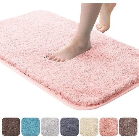Bath Mat Non-Slip Bath Rugs With Water-Absorbing Soft Microfiber For Bathroom Shower (40 X 60 Cm) (1/5)