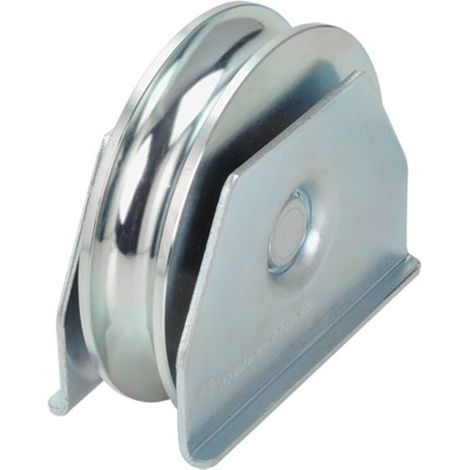 Metalideal  Galet support latéral gorge ronde - Haute charge - Diamètre 100 mm (1/3)
