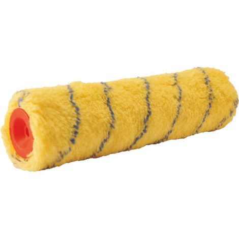 Repuesto de rodillo Painto Gelbon, 25 cm, ideal para superficies porosas, pinturas de emulsión y acrílicas, diámetro 48 mm, espesor 12 mm, sin mango