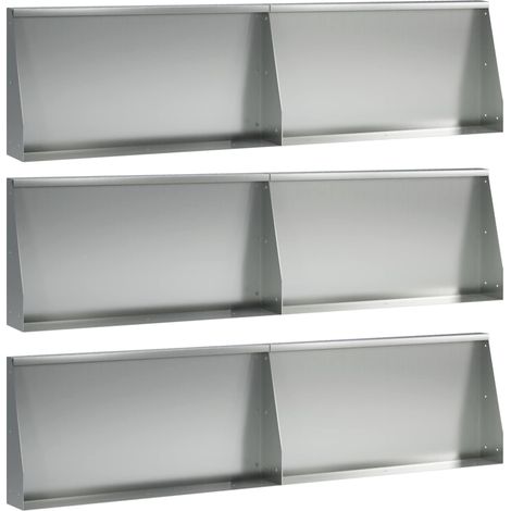 vidaXL Muro de Contención 6 uds. 80 x 12 x 30 cm Acero Galvanizado (1/5)
