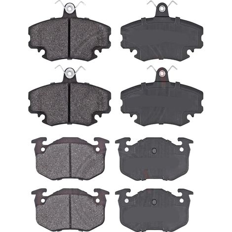 KIT PASTIGLIE FRENO ANTERIORI E POSTERIORI compatibile con RENAULT GRAND SCÉNIC IV (R9) / PASTIGLIE FRENANTI AUTO OEM P 68 067  P 68 071,P 68 024  P 68 064 / SOSTITUZIONE DIRETTA / BASSA POLVERE / SIL