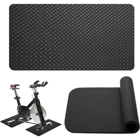 Lot De 2 Tapis De Protection De Sol pour Appareil De Fitness, Tapis Home Trainer Antidérapants Et Absorbants, Protection pour Tapis De Course Et Sols en Bois (1/5)