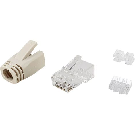 Equip Steckverbinder Cat6A RJ45 100er Set UTP ungeschirmt